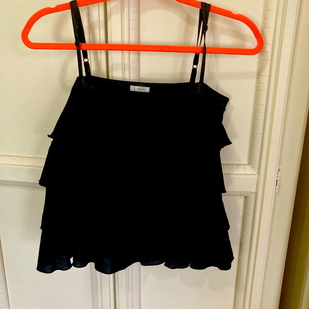 Old Navy tiny fit layered cropped tank top